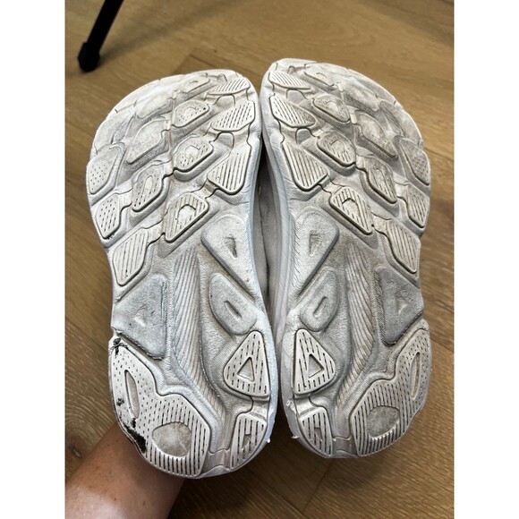 NOT FOR SALE Hoka One One Clifton 9 Women’s Running Shoes White Size 8 - Picture 6 of 8
